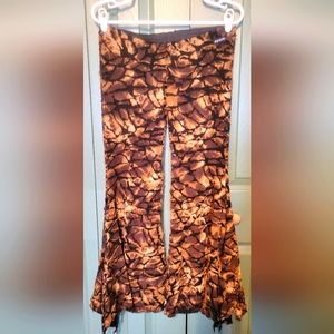 ***RARE*** Melodia Designs Brown "Crackle" pants M31